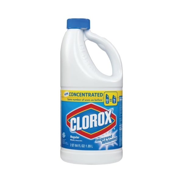 Clorox 30769 Concentrated Bleach, 64 oz Bottle, Liquid, Bleach