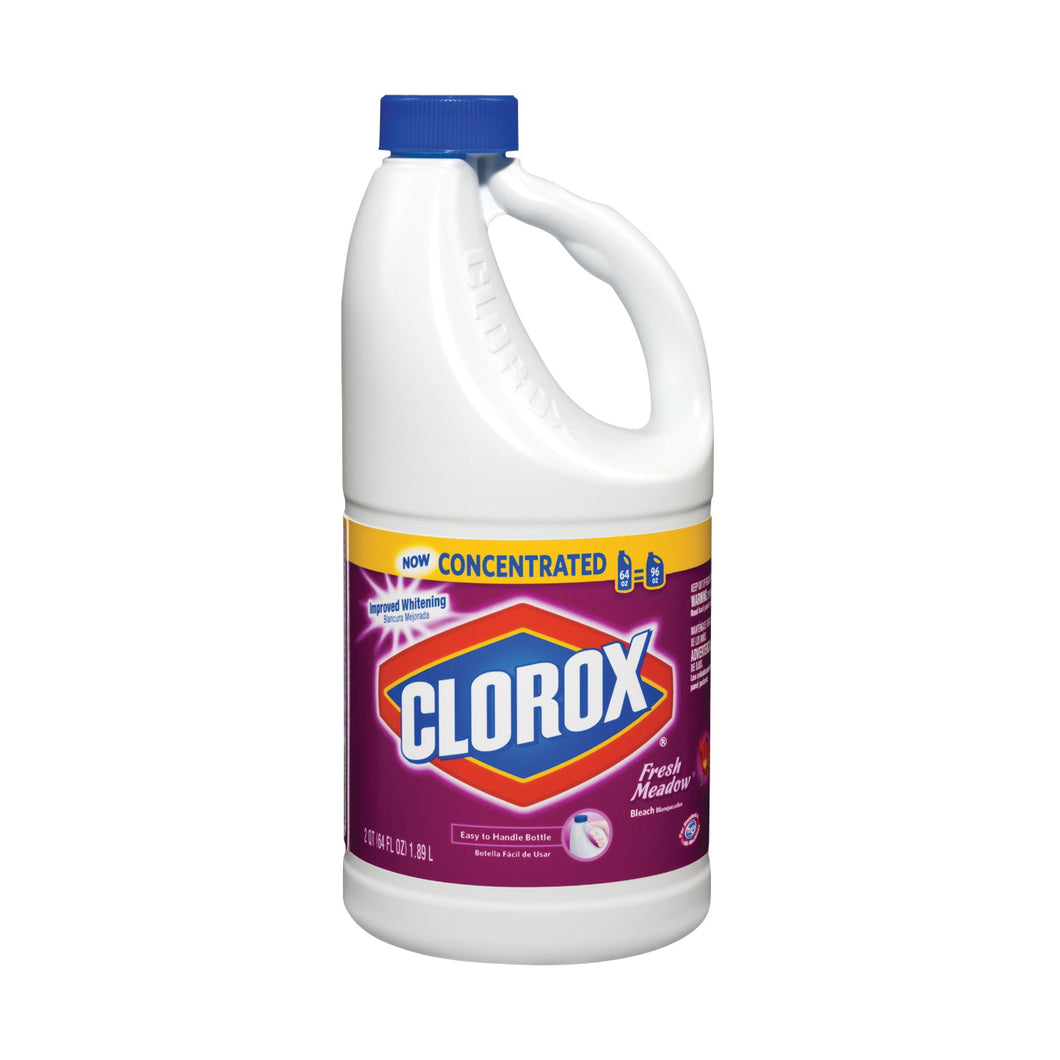 Clorox 30775 Bleach, 64 oz Bottle, Liquid, Bleach, Floral, Fruity