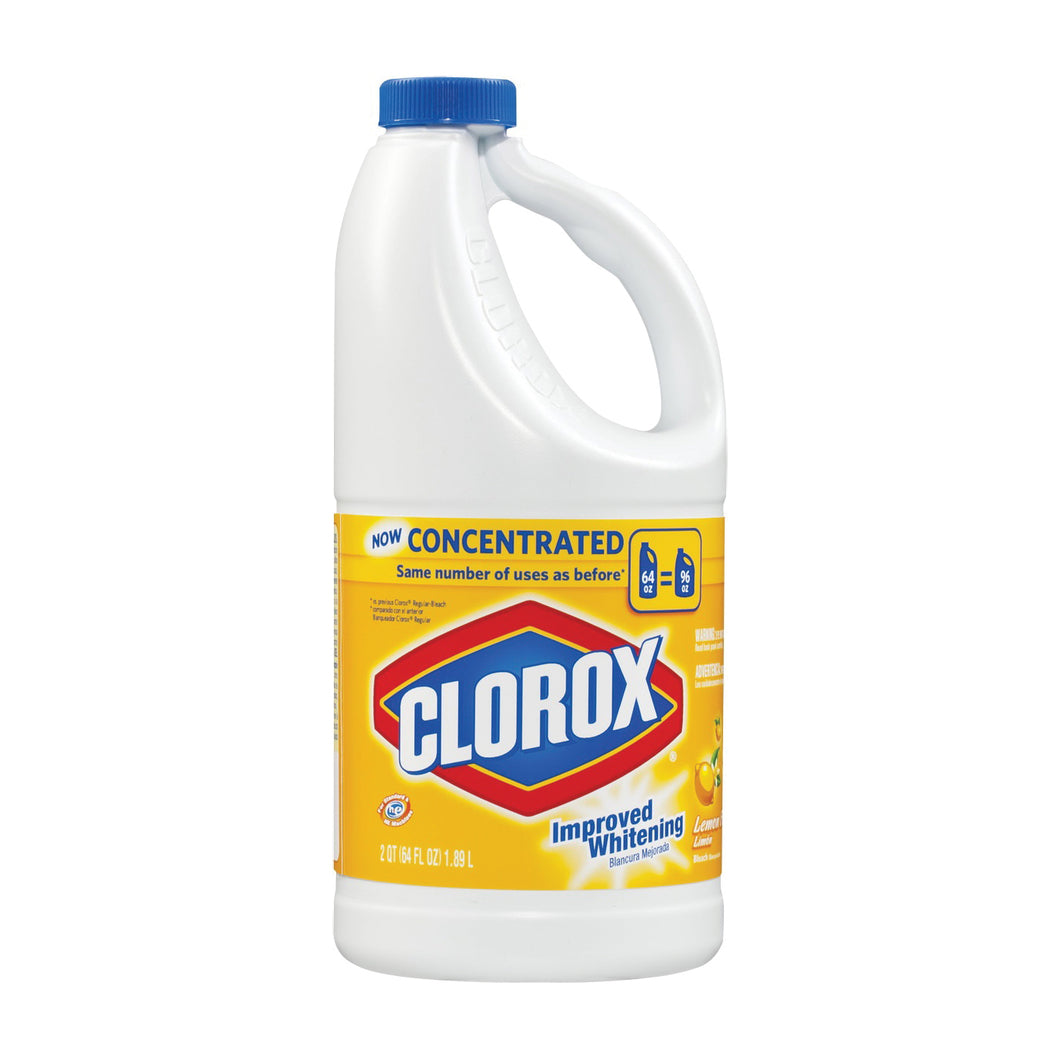 Clorox 30779 Bleach, 64 oz Bottle, Liquid, Bleach, Citrus, Herbal