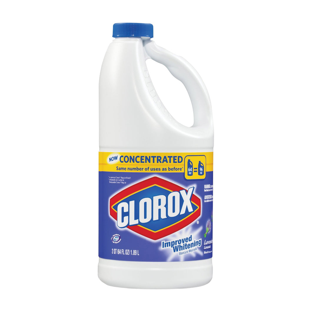 Clorox 30778 Bleach, 64 oz, Liquid, Bleach, Floral, Fruity