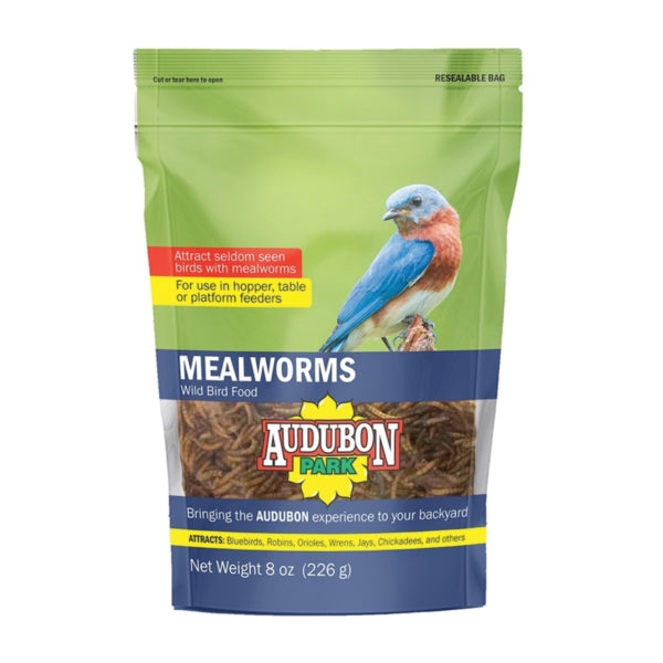 Audubon Park 12816 Wild Bird Food, Mealworm, 8 oz