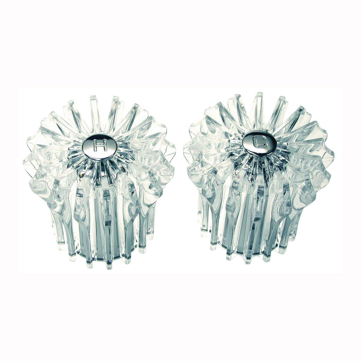 Danco 88261 Faucet Handle, Acrylic, For: Price Pfister Marquis Two Handle Tub/Shower Faucets