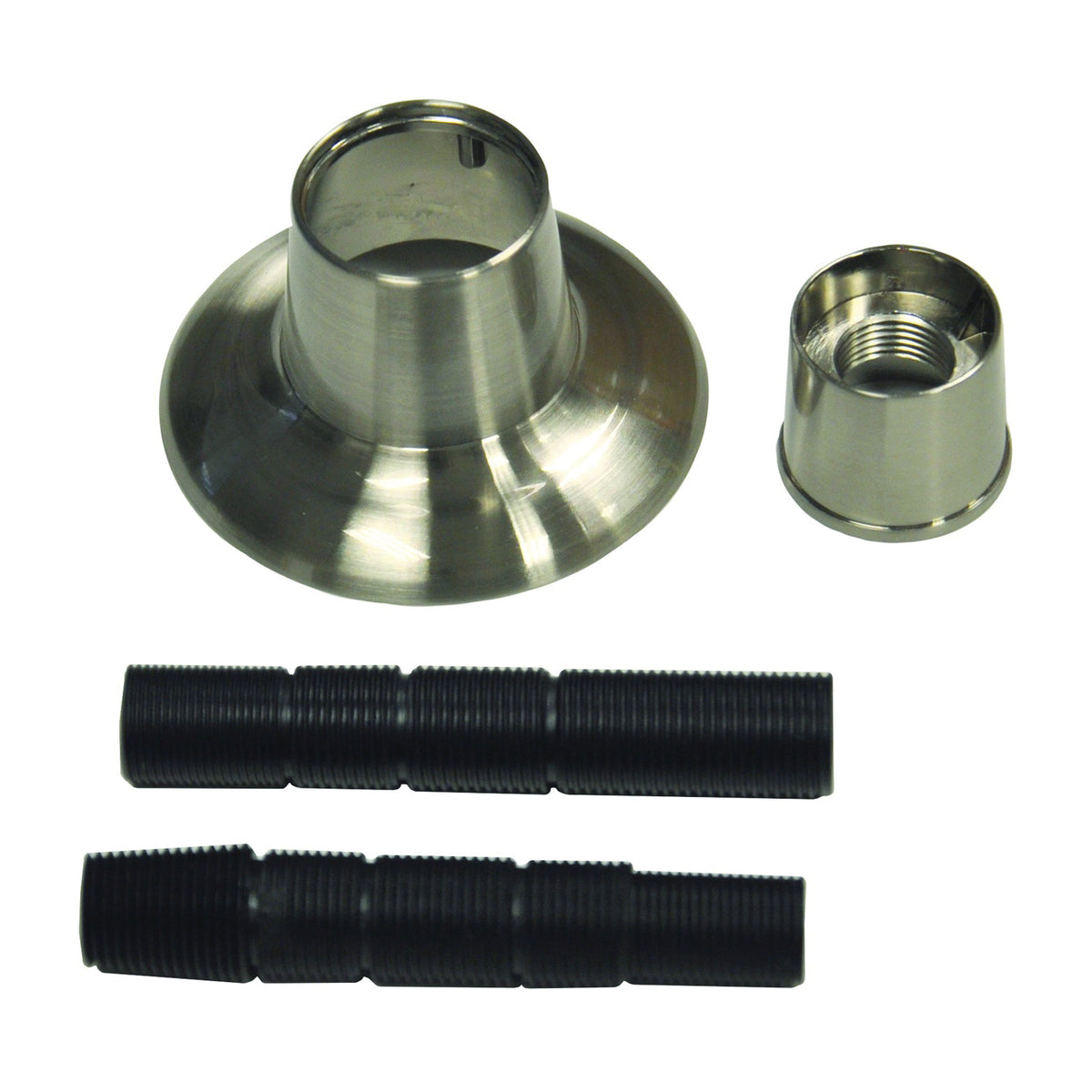 Danco 10313 Handle Flange, 1-1/8 in ID, 2-7/8 in OD, Brass/Metal/Plastic, Brushed Nickel