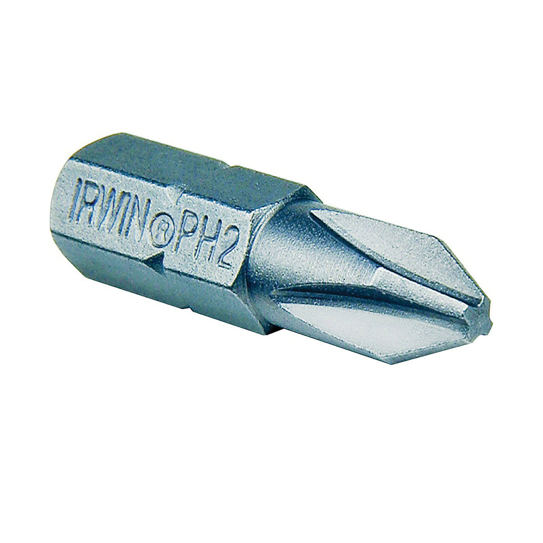 IRWIN IWAF21PH2B25 Insert Bit, #2 Drive, Phillips Drive, 1/4 in Shank, Hex Shank, 1 in L, High-Grade S2 Tool Steel