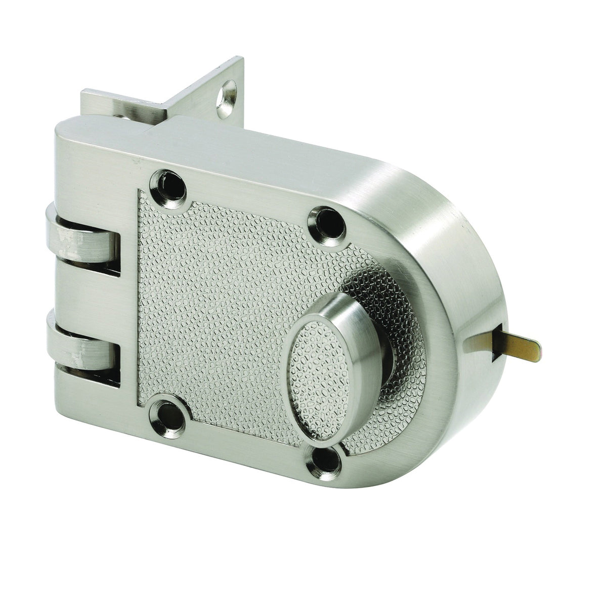 Prime-Line U 10817 Deadlock, Keyed Different Key, Aluminum, Satin Nickel, Kwikset Keyway