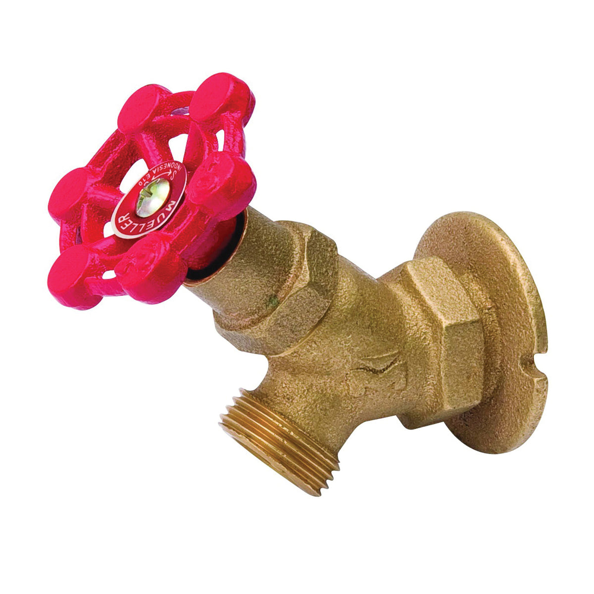 B &amp; K 108-014 Heavy-Duty Sillcock Valve, 3/4 x 3/4 in Connection, FPT x Male Hose, 125 psi Pressure, Brass Body