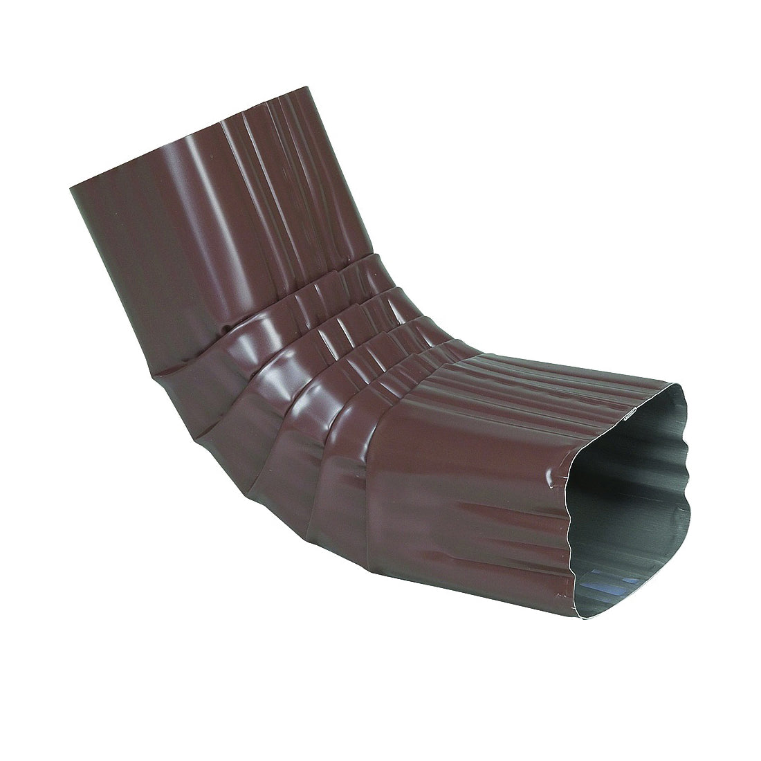 Amerimax 2526419 Gutter Front Elbow, Aluminum, Brown