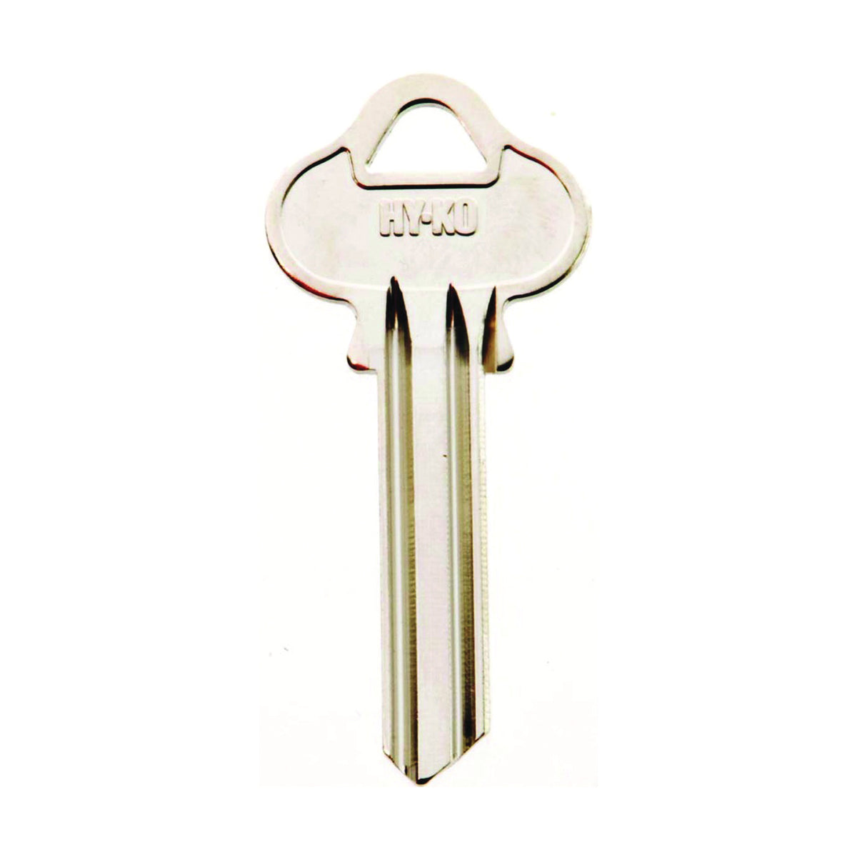 HY-KO 11010L4 Key Blank, Brass, Nickel, For: Lockwood Cabinet, House Locks and Padlocks