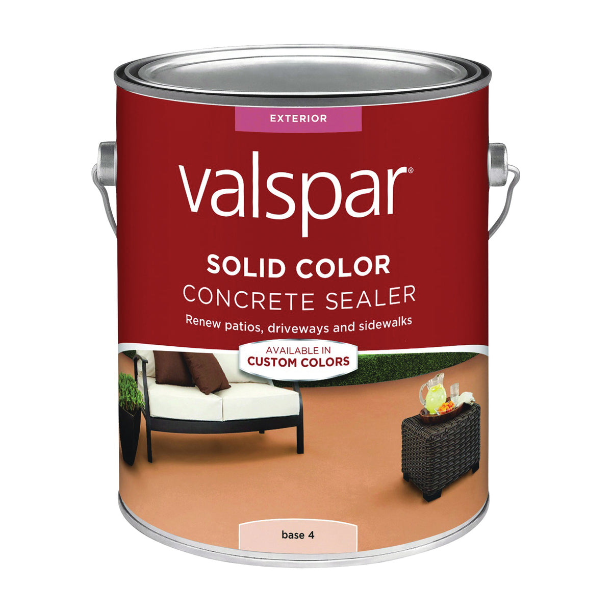 Valspar 82020 Series 82024 Solid Color Concrete Sealer, Clear, Liquid, 1 gal Pail