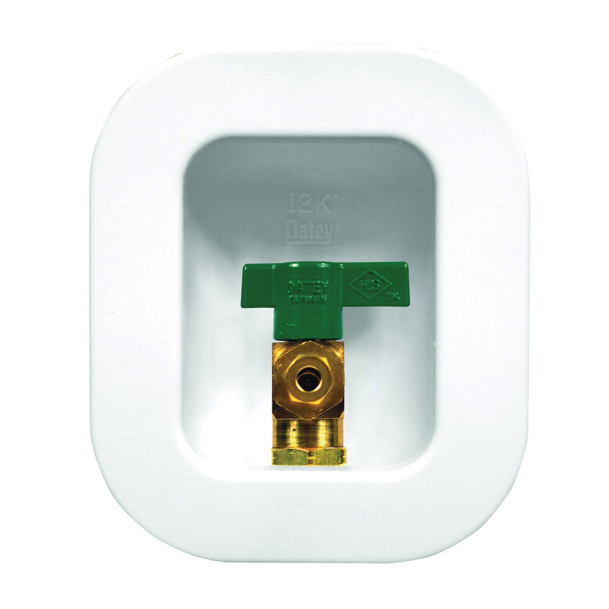 Oatey 39133 Ice Maker Outlet Box, Brass