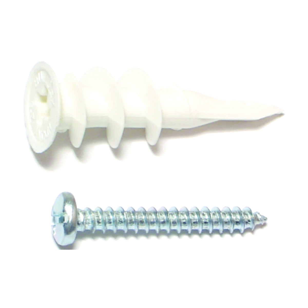 MIDWEST FASTENER 23291 EZ Anchor, 1-1/4 in L, Plastic, 75 lb