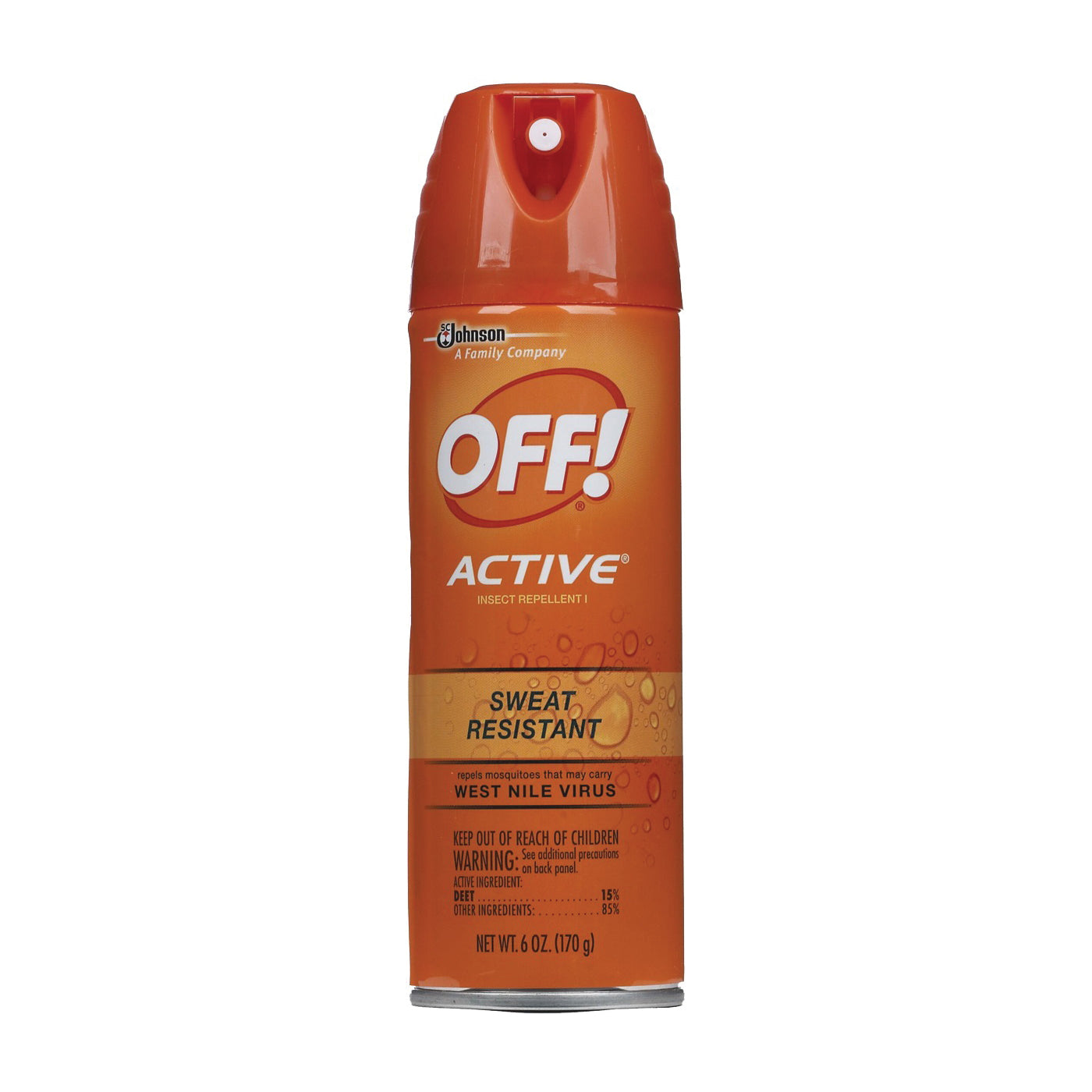 OFF! 01810 Insect Repellent I, 6 oz, Liquid, Clear, Pleasant