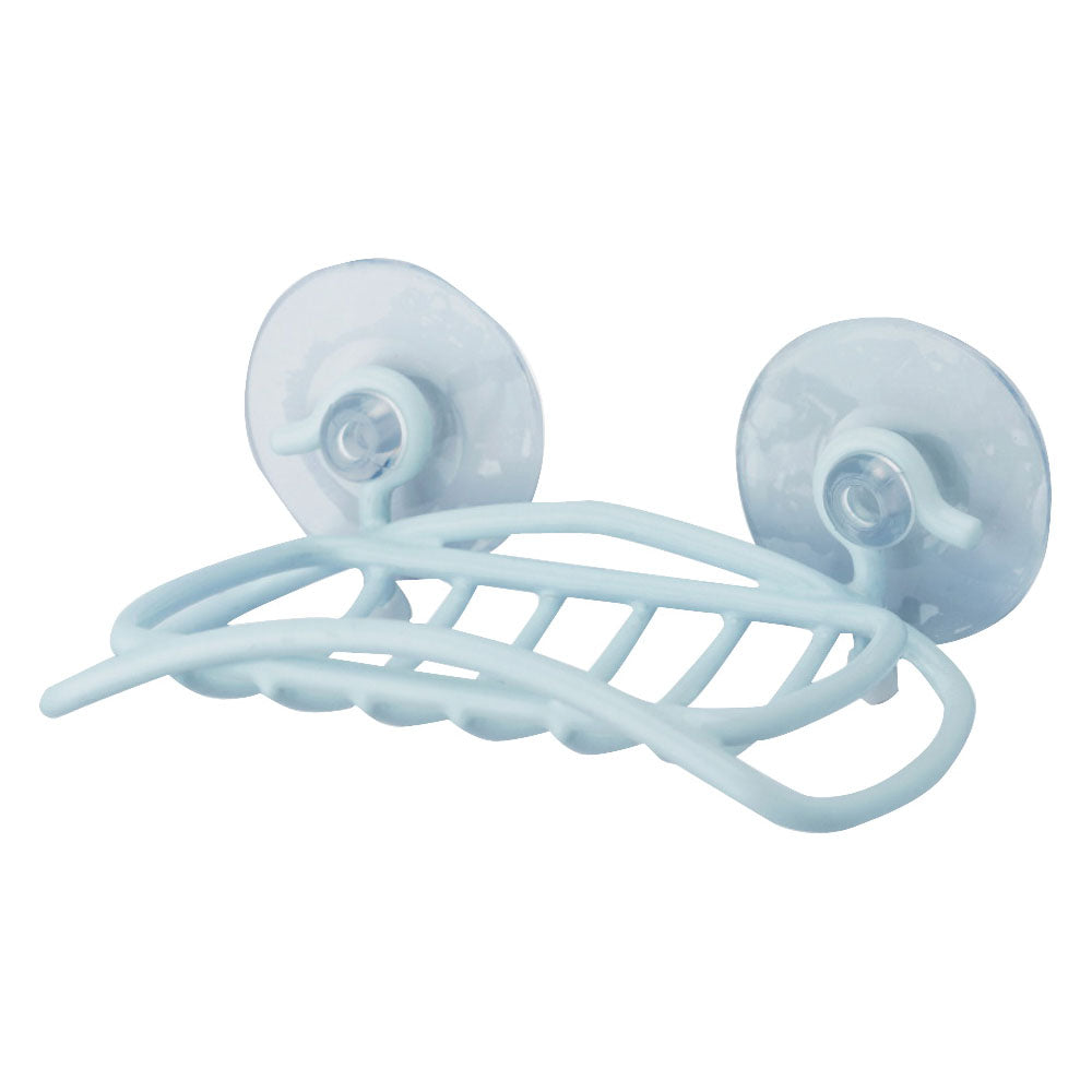 Simple Spaces SS-5825-PE Soap Dish, Suction Cup Mounting, Steel, White