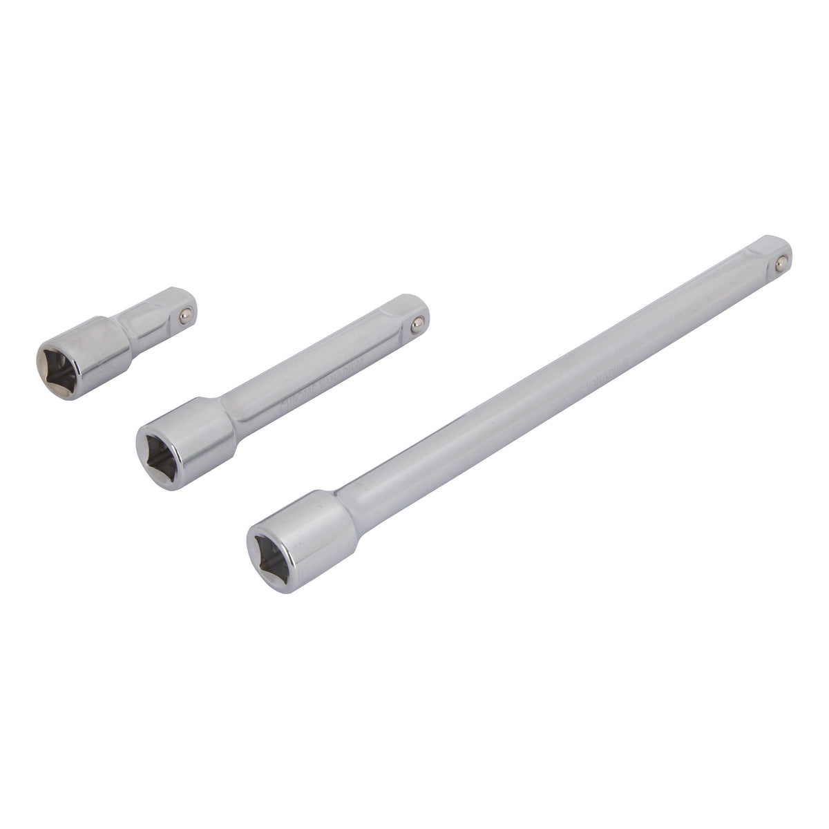 Vulcan TS-3PC-EB1/2 Extension Bar Set, 2-1/2 in L, Chrome