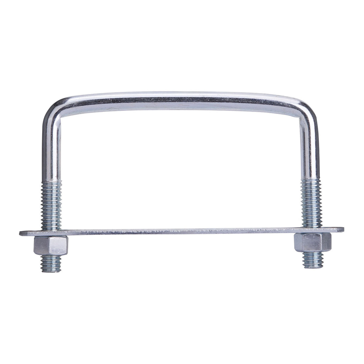 ProSource LR354 U-Bolt, 3/8 in Thread, 1-1/2 in L Thread, Steel, Zinc