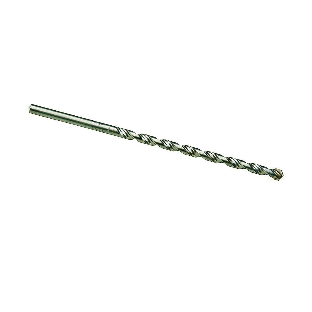 IRWIN 326008 Rotary Hammer Drill Bit, 5/16 in Dia, 4-3/4 in OAL, Percussion, Twist Flute, 2-Flute, Straight Shank