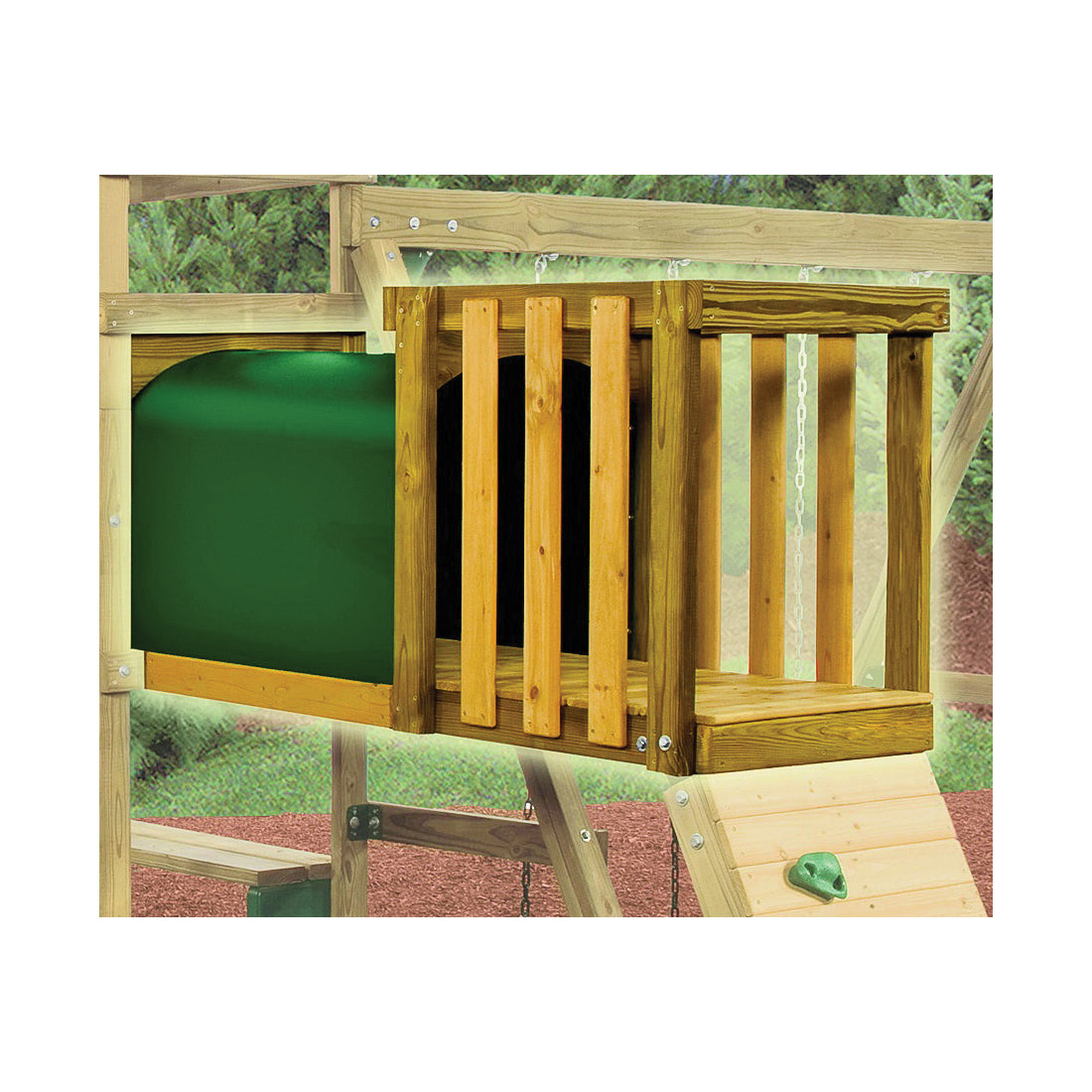 PLAYSTAR PS 8876 Adventure Tunnel Kit, Plastic/Wood, Green