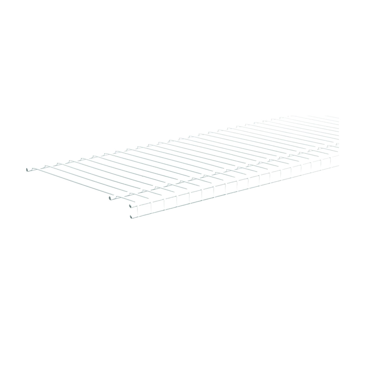 ClosetMaid SuperSlide 4714 Wire Shelf, 40 lb, 1-Level, 12 in L, 48 in W, Steel, White