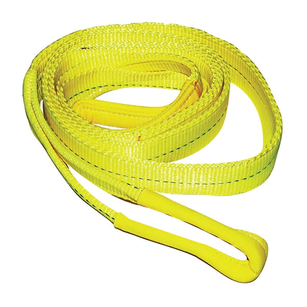 S-Line 20-EE2-9802X6 Lifting Sling, 2 in W, 6 ft L, 2-Ply, 6200 lb Vertical Hitch, Polyester, Gray