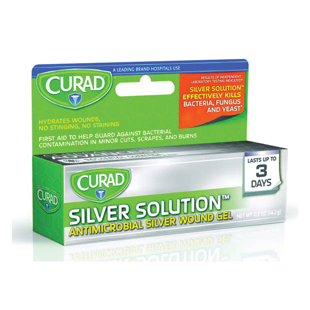 CURAD Silver Solution Series CUR45951RB Wound Gel, 0.5 oz, Amorphous Gel