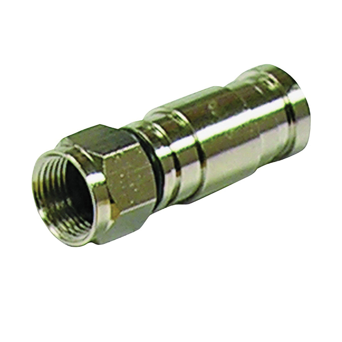 GB F GDC-6CM Compression Connector, Nickel-Plated, Silver