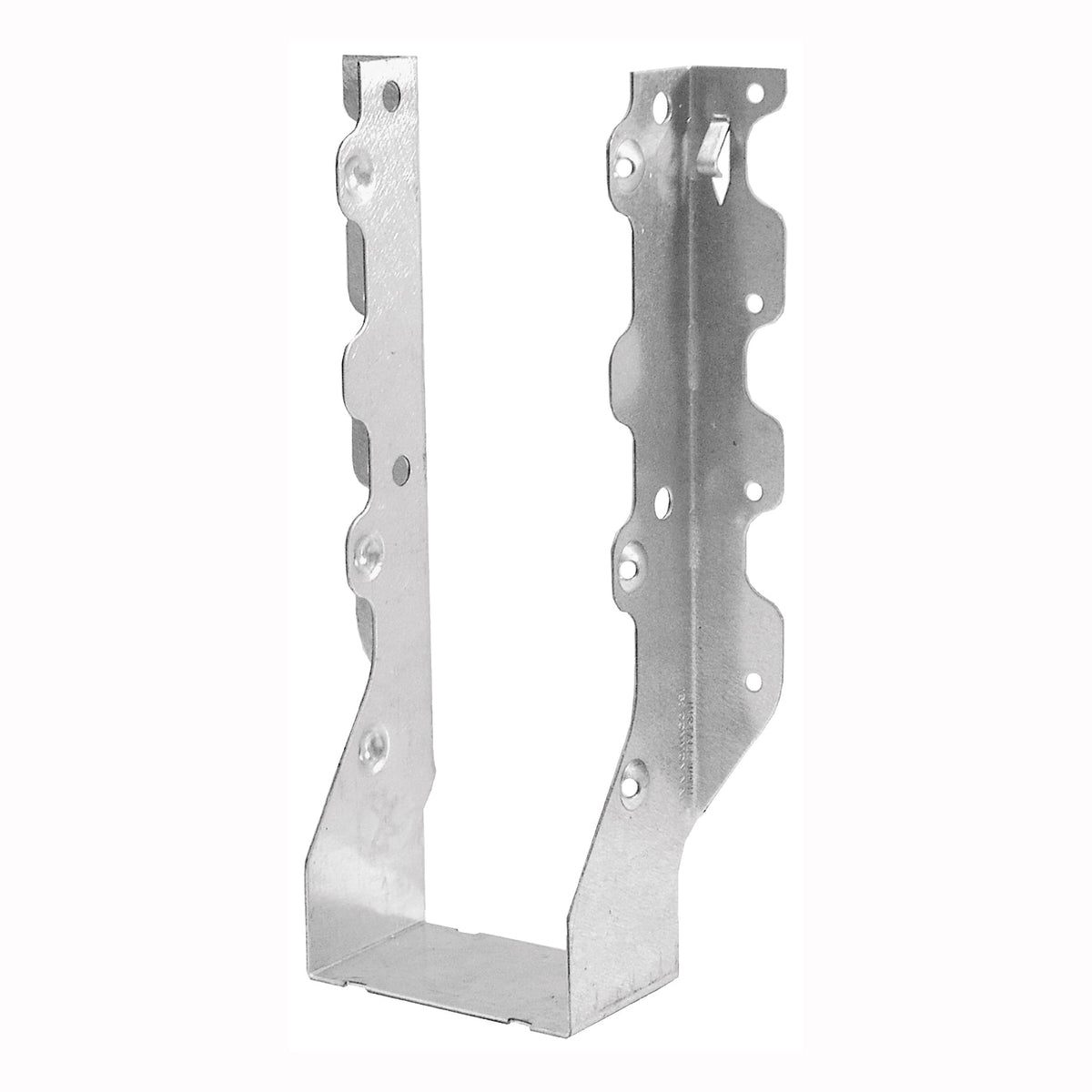 MiTek JUS210-2TZ Slant Joist Hanger, 9-1/8 in H, 2 in D, 3-1/8 in W, 2 in L x 10 to 14 in H, Steel, Zinc
