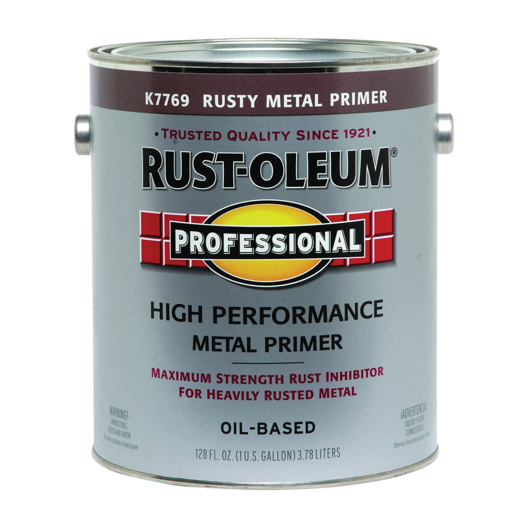 RUST-OLEUM K7769402 Rusty Metal Primer, Flat, Red Primer, 1 gal