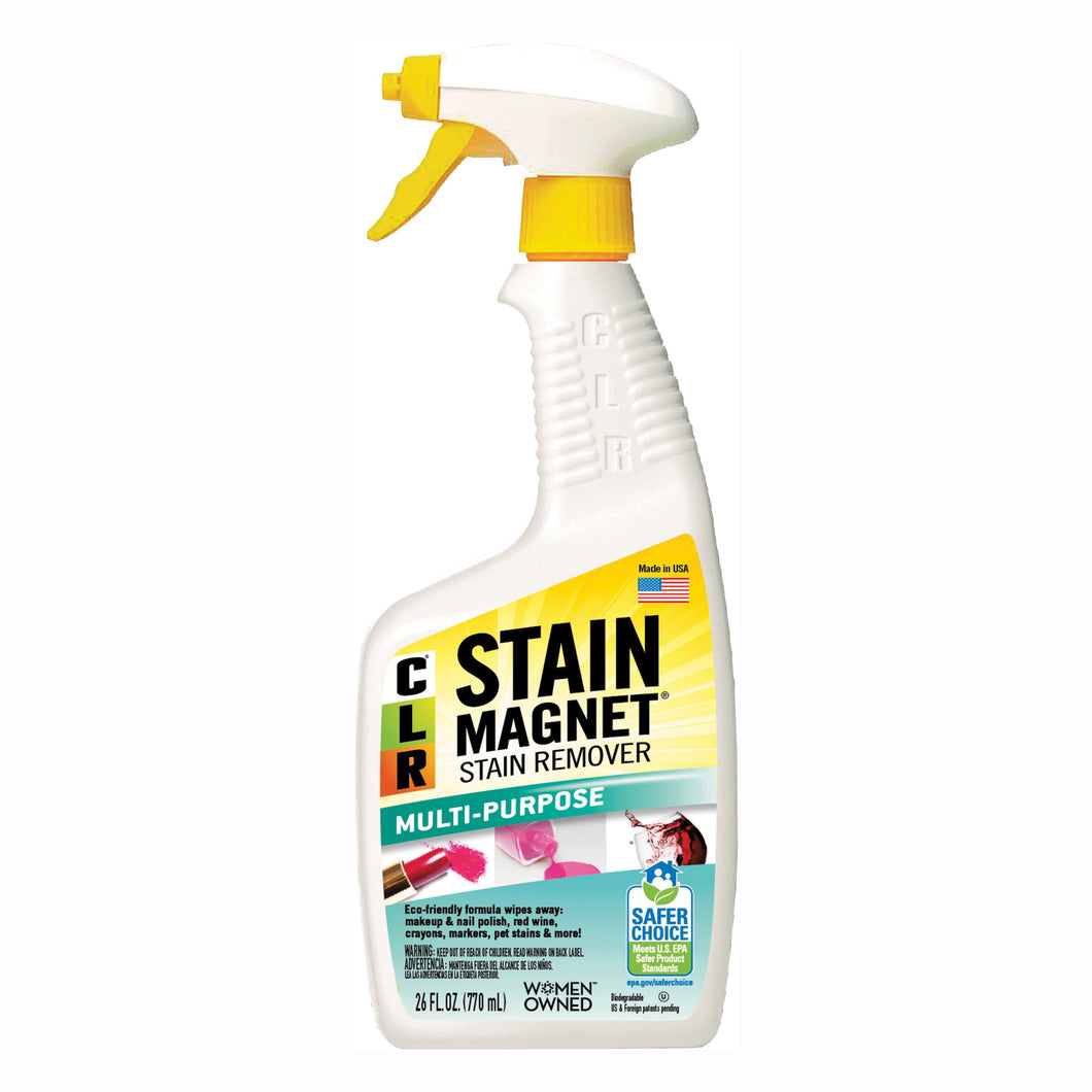 CLR STAIN MAGNET CSR-6 Stain Remover, 26 oz, Liquid, Clear