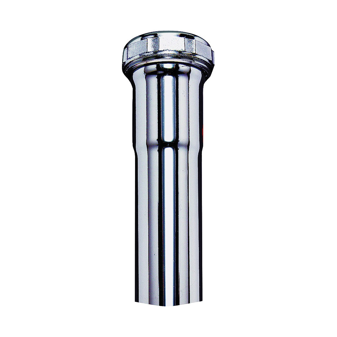 Plumb Pak PP12-12CP Pipe Extension Tube, 1-1/4 in, 12 in L, Slip-Joint, Brass, Chrome