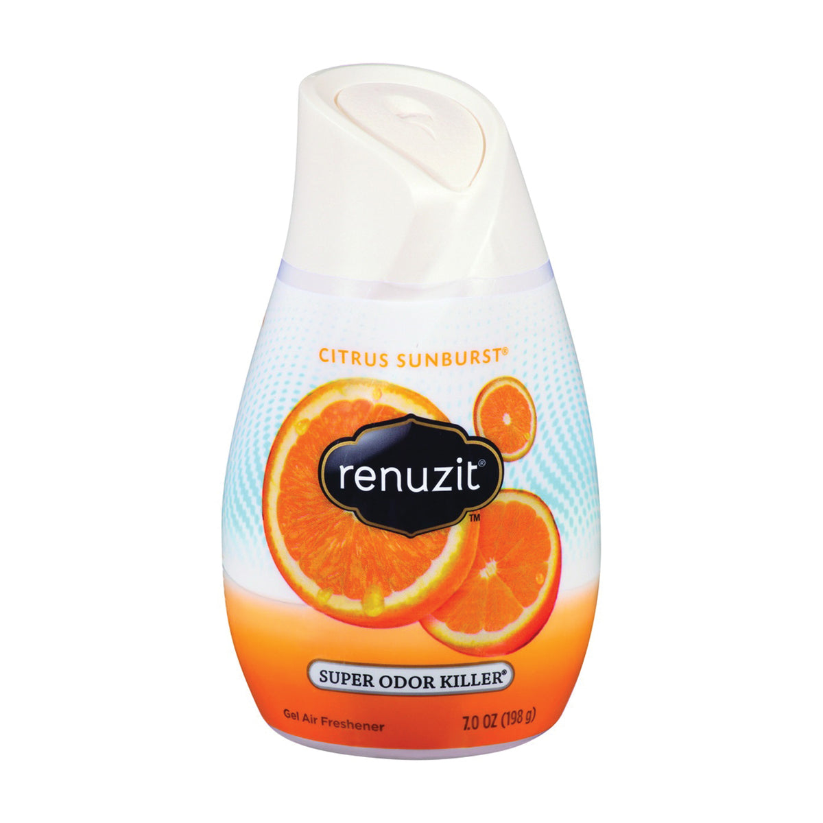 Renuzit 35000 Air Freshener, 7.5 oz, Citrus Sunburst, Clear