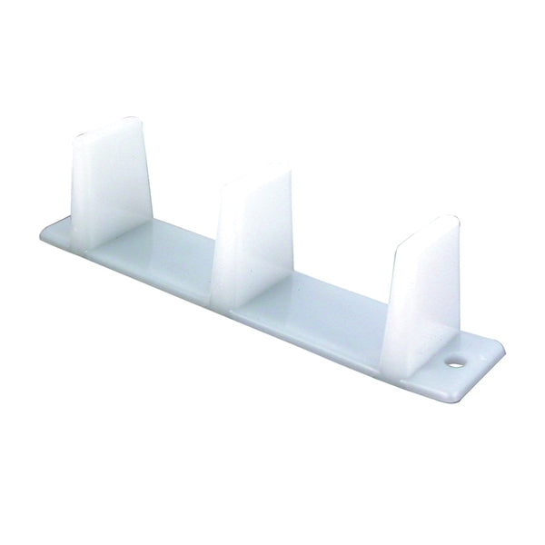 Prime-Line N 6563 Closet Door Guide, Nylon/Plastic, White, Floor Mounting