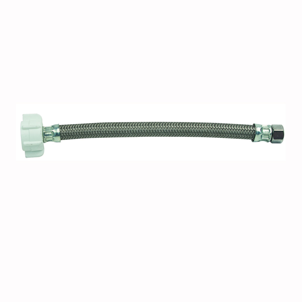BrassCraft PSB855 Toilet Connector, 3/8 in Inlet, Compression Inlet, 7/8 in Outlet, Ballcock Outlet, 9 in L