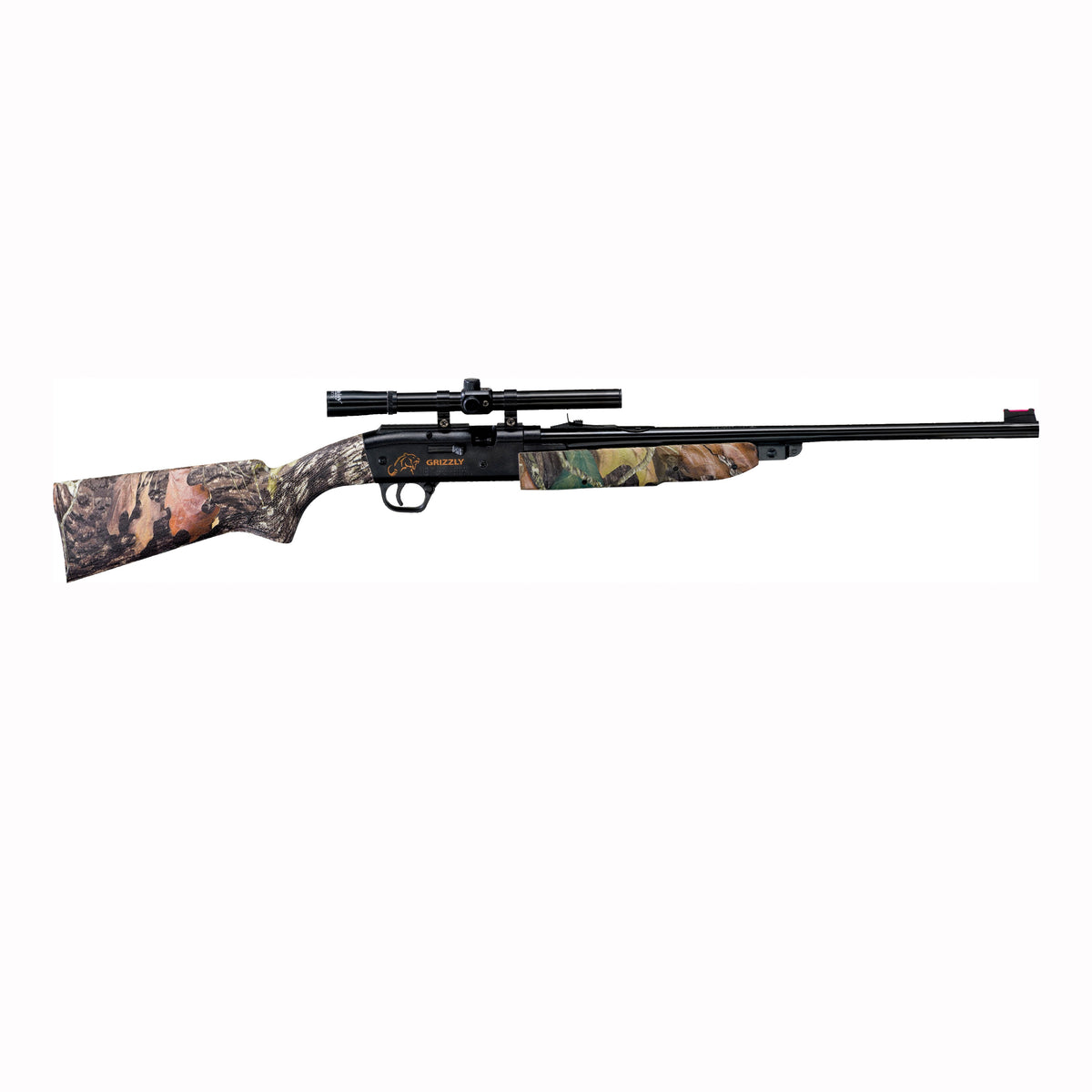 Daisy 4841 Grizzly Air Rifle, 4.5 mm Caliber, 350 fps, Smooth Bore Barrel, 350 Shot, 19.07 in L Barrel