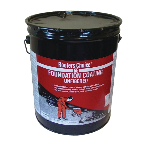 Henry RC065 Series RC065070 Foundation Coating, Black, Liquid, 4.75 gal Pail