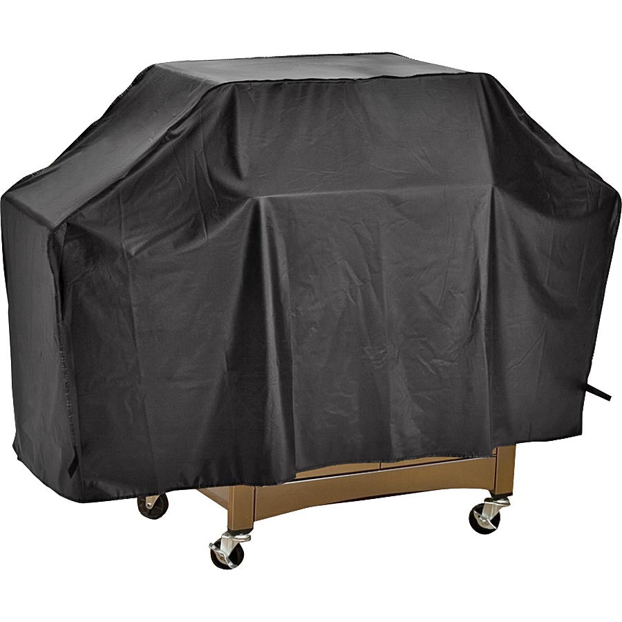 Omaha Grill Cover, 18 in W, 34 in H, Vinyl, Black