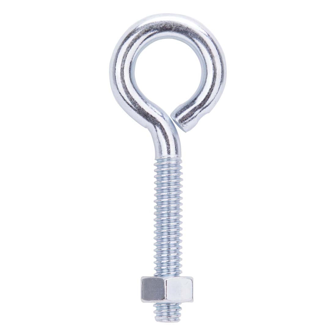 ProSource LR270 Eye Bolt, 6 mm Thread, Machine Thread, 1-3/8 in L Thread, 31/32 in Dia Eye, 130 lb Working Load, Steel