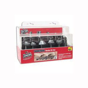 Vermont American 23002 Router Bit Set, 12-Cutter, Carbide
