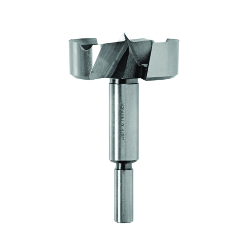 IRWIN 1966938/42932 Forstner Bit, 2 in Dia, 3-1/2 in OAL, 3/8 in Dia Shank, Reduced Shank