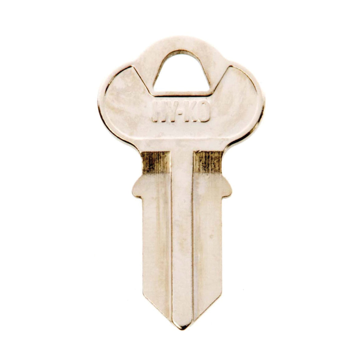 HY-KO 11010CG1 Key Blank, Brass, Nickel, For: Chicago Cabinet, House Locks and Padlocks