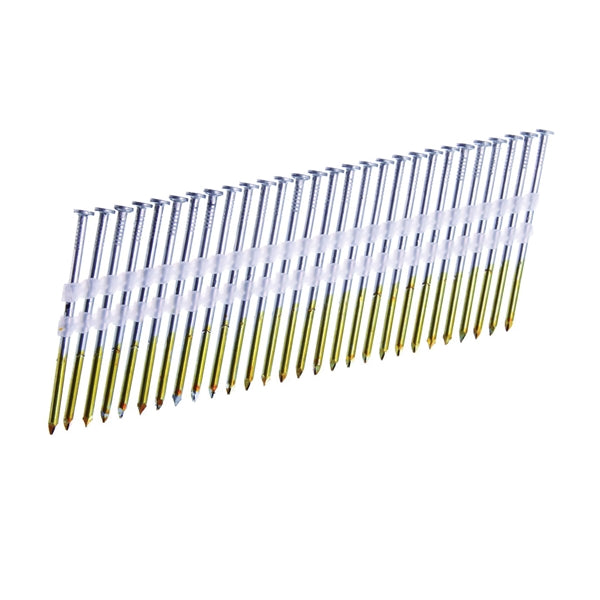 SENCO GL24ASBS Collated Nail, 2-3/8 in L, Steel, Galvanized, Full Round Head, Ring Shank