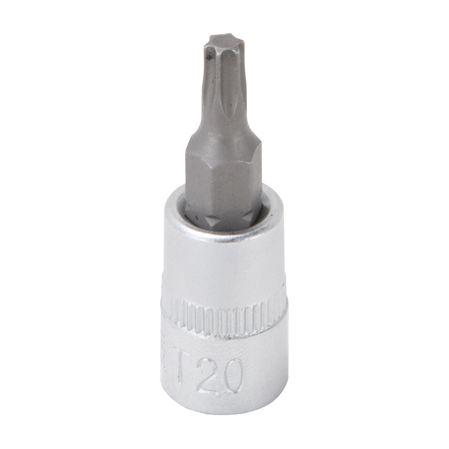 Vulcan 55050028SD Star Bit Socket, T20 Tip, Chrome