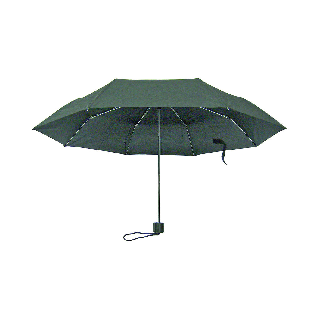 Diamondback Mini Rain Umbrella, Nylon Fabric, Black Fabric, 19 in