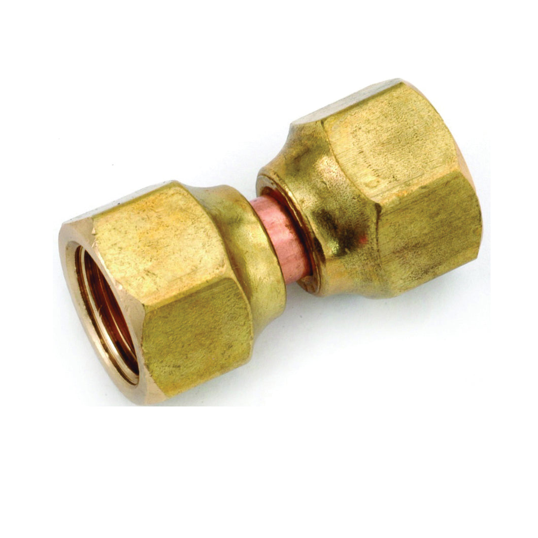 Anderson Metals 754070-06 Adapter, 3/8 in, Female Flare, Brass