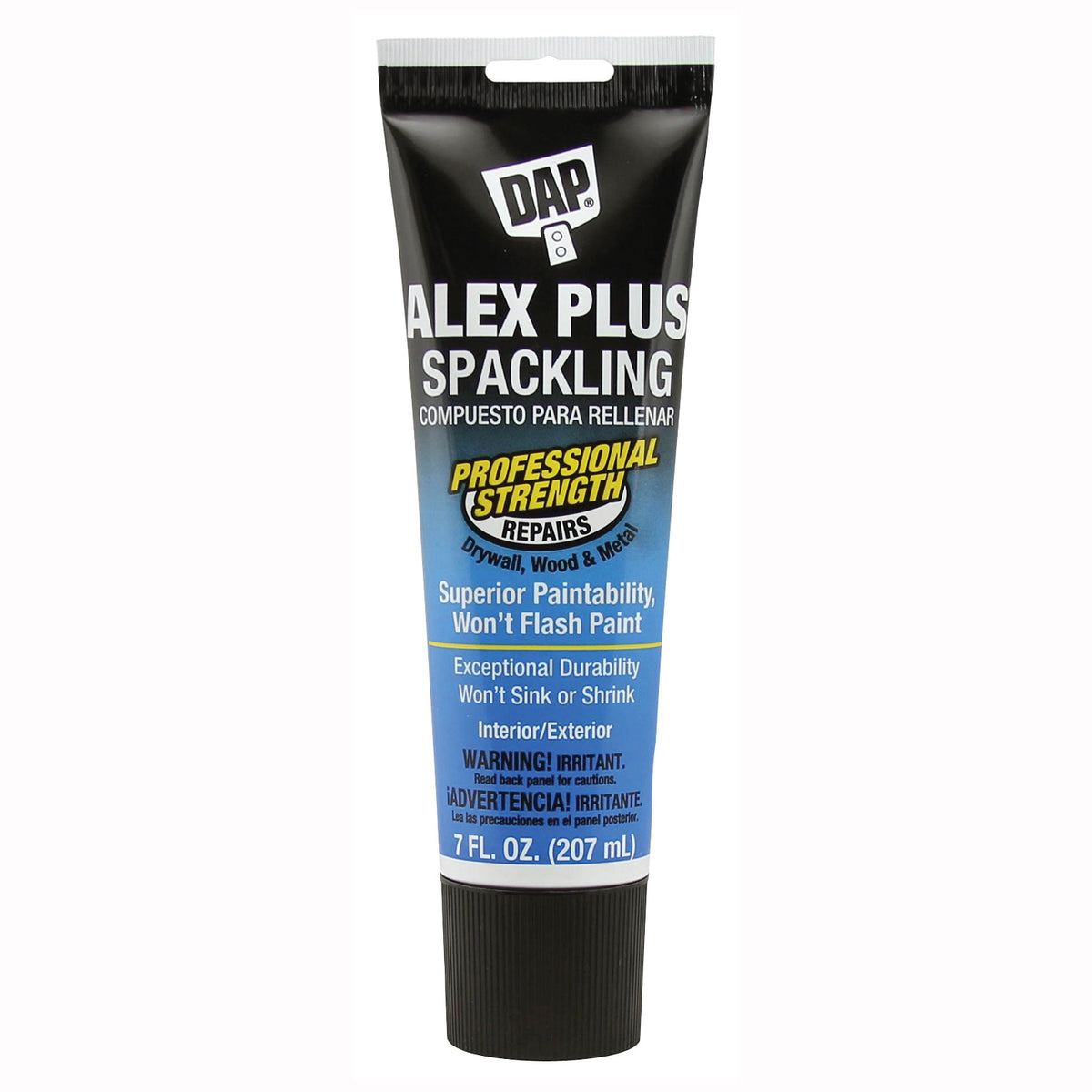 DAP 18744 Spackling Paste White, White, 7 fl-oz Tube