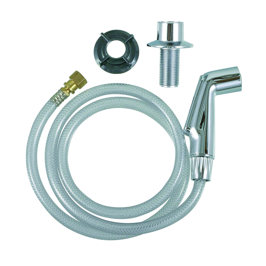 Danco 88814 Spray Hose and Head Assembly, 1/4 in Connection, FIP, Plastic