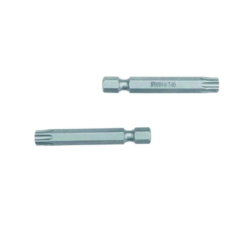 IRWIN 93327 Power Bit, T25 Drive, Torx Drive, 1/4 in Shank, Hex Shank, 1-15/16 in L, S2 Steel