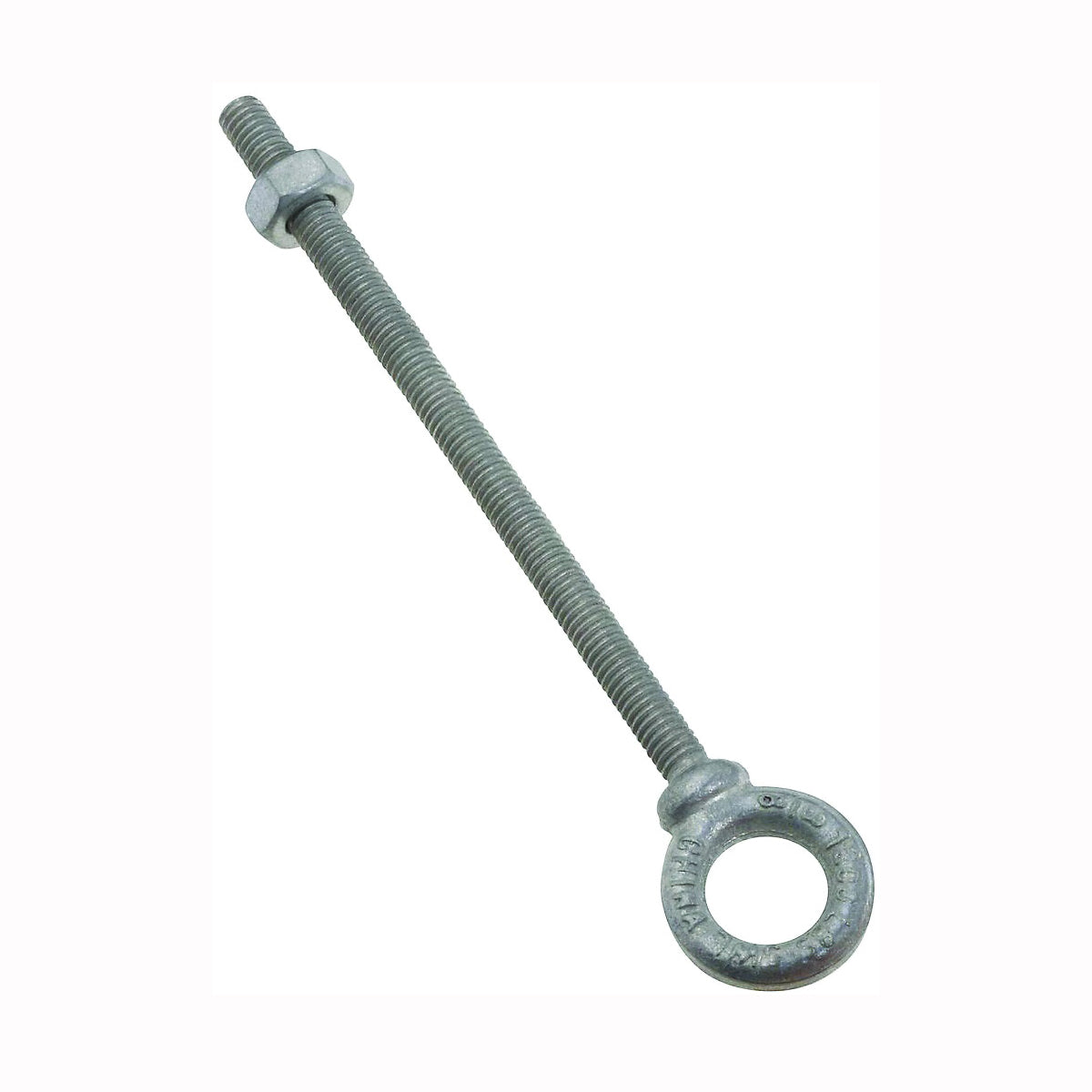 National Hardware N245-142 Eye Bolt, 3/8-16 Thread, 2-1/2 in L Thread, 3/4 in ID x 1-3/8 in OD Dia Eye, 6 in L Shank