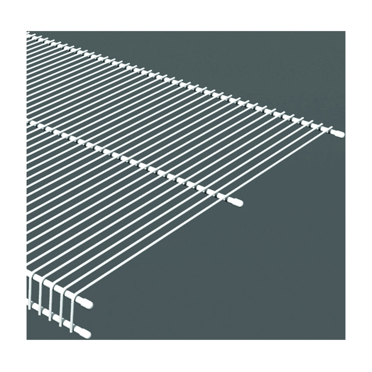 ClosetMaid 37402 Wire Shelf, 144 in L, 12 in W, Steel, White