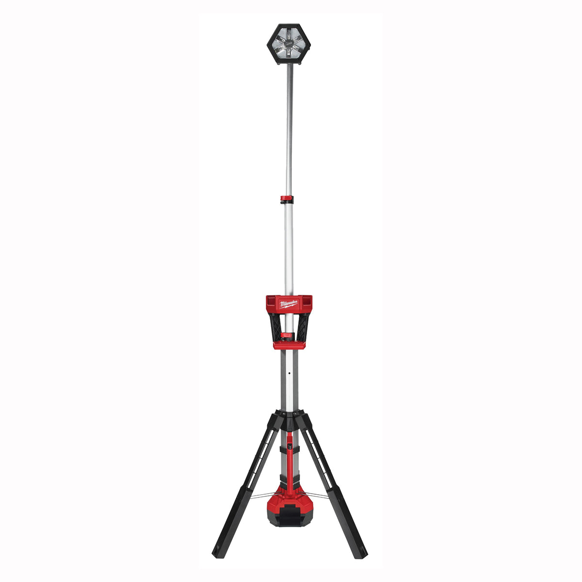 Milwaukee ROCKET 2130-20 Tower Light, 18 V, LED Lamp, 2000 Lumens Lumens, Black/Red/Silver