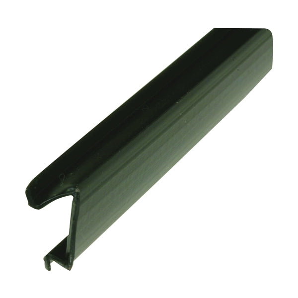 Make-2-Fit P 7813 Glass Retainer, 9/16 in W, 5/16 in Thick, 72 in L, Vinyl, Black